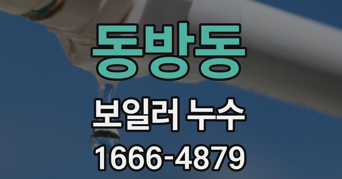동방동 보일러 누수
