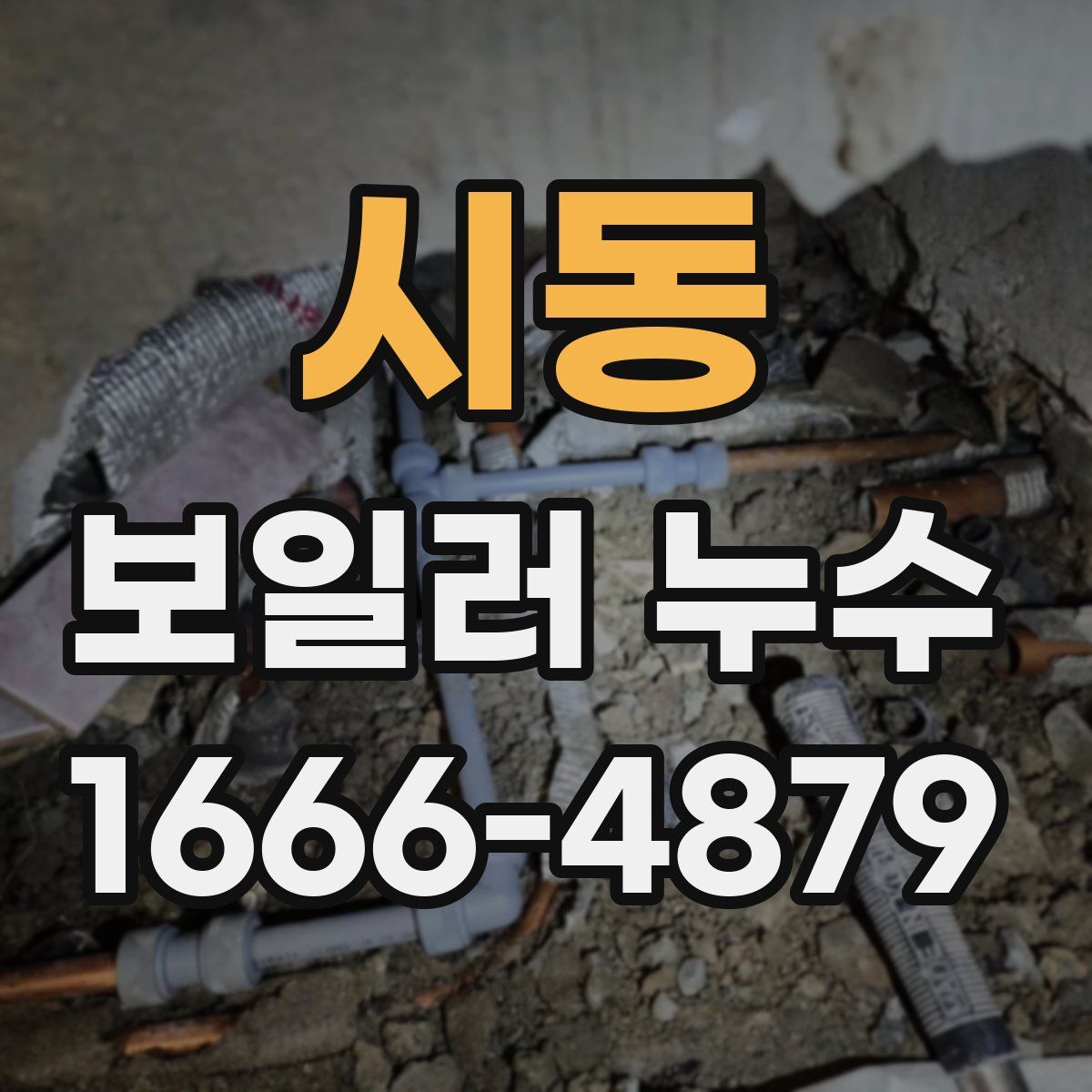 시동 보일러 누수