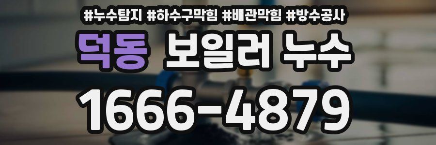 덕동 보일러 누수