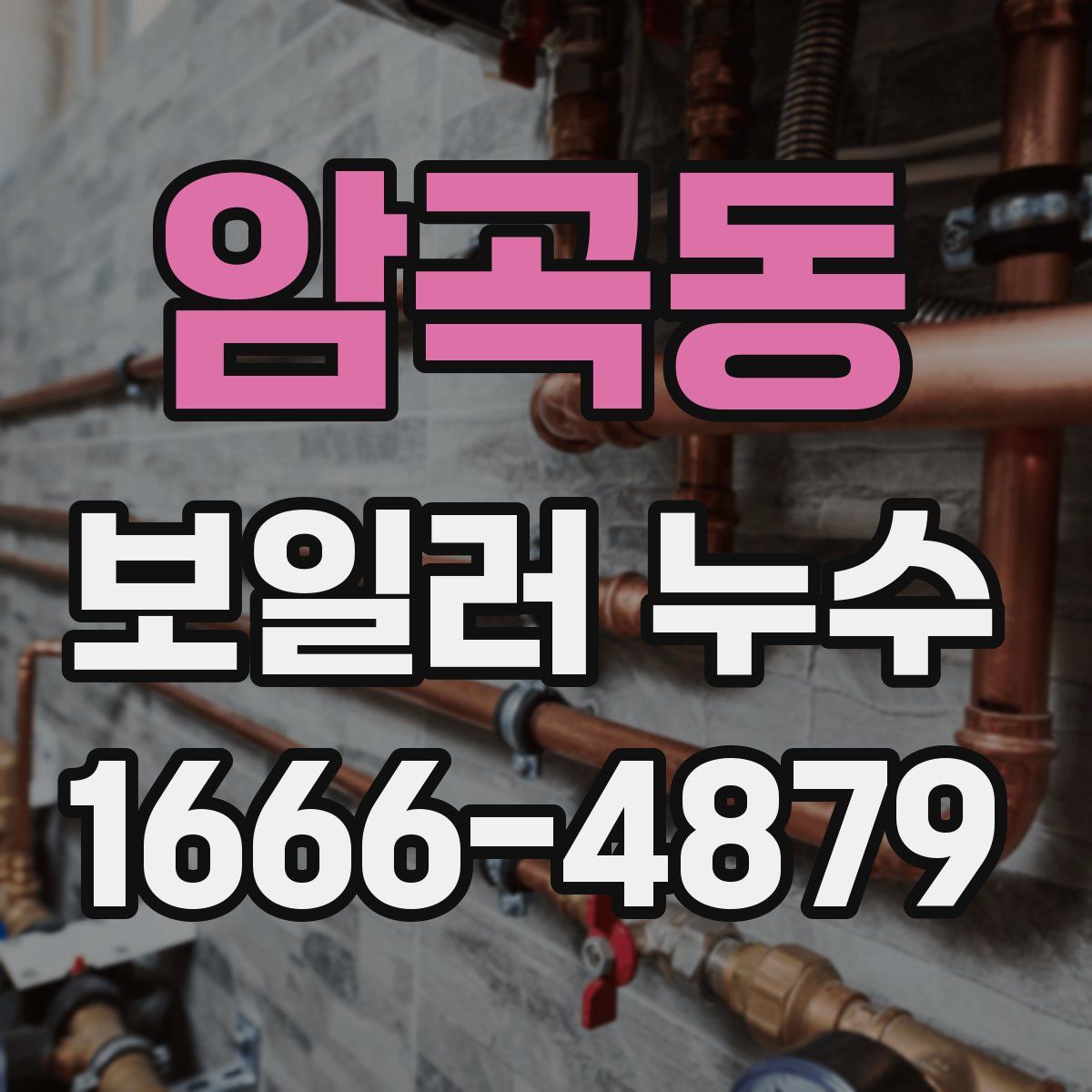암곡동 보일러 누수