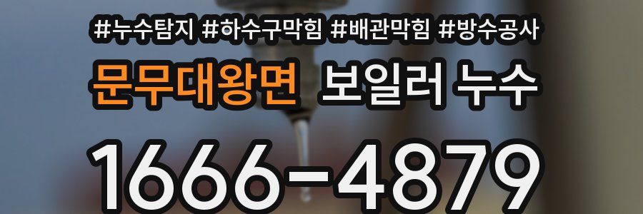 문무대왕면 보일러 누수