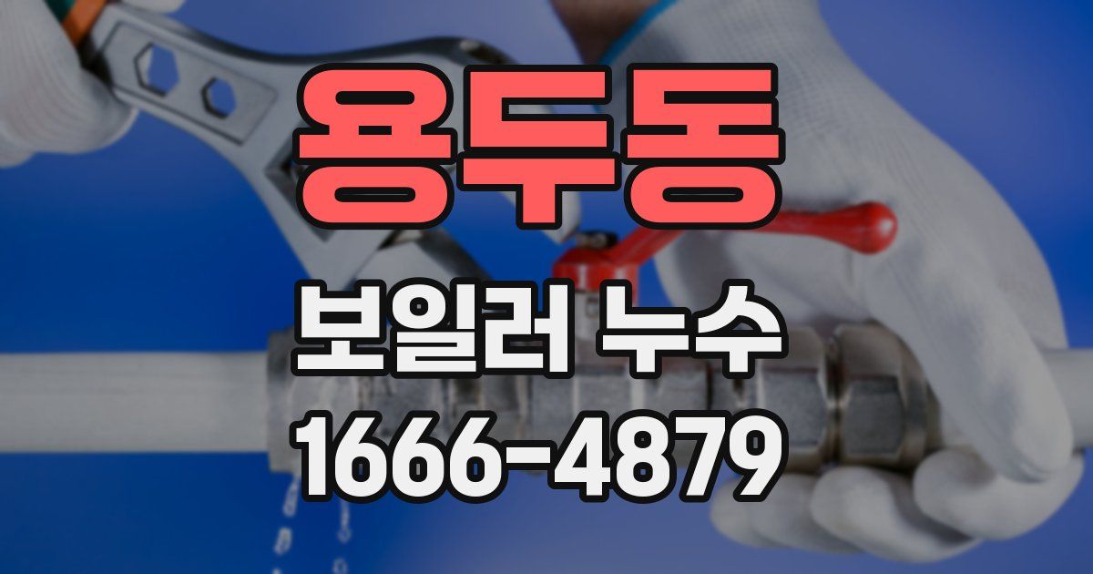 용두동 보일러 누수