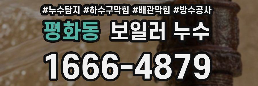평화동 보일러 누수
