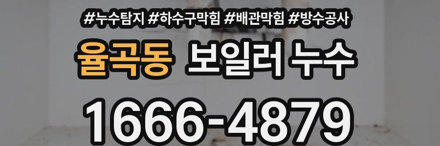율곡동 보일러 누수