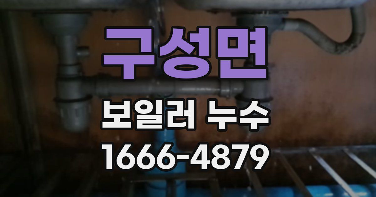 구성면 보일러 누수