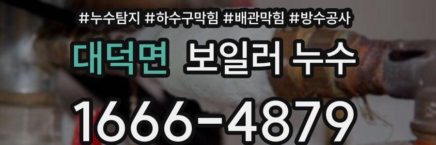 대덕면 보일러 누수