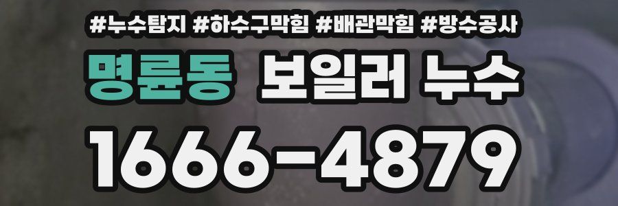명륜동 보일러 누수