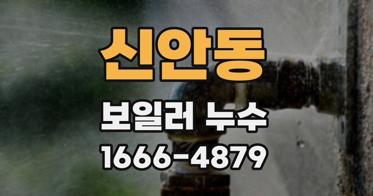 신안동 보일러 누수