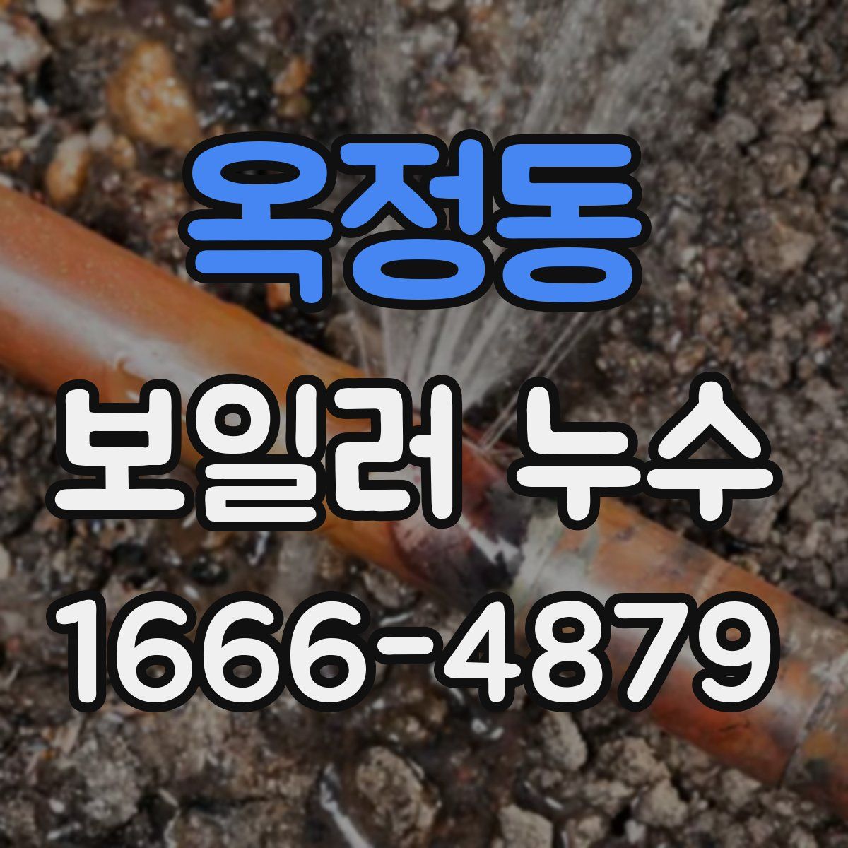 옥정동 보일러 누수