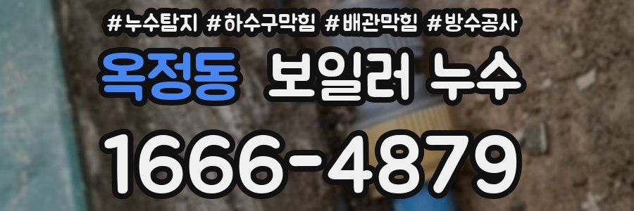 옥정동 보일러 누수