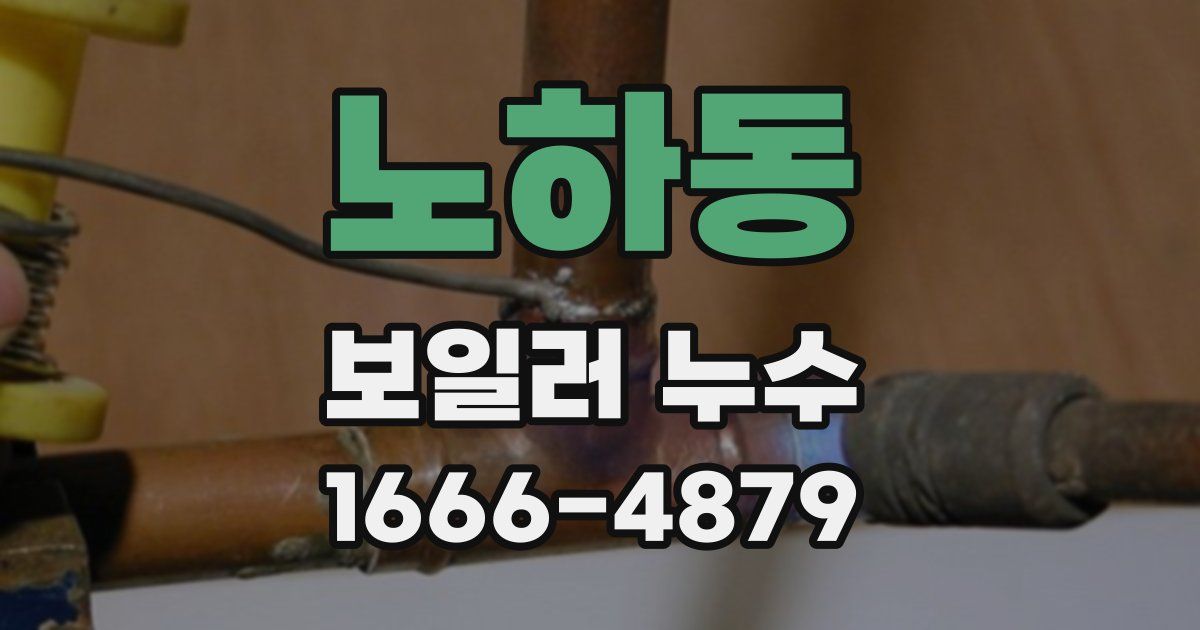노하동 보일러 누수