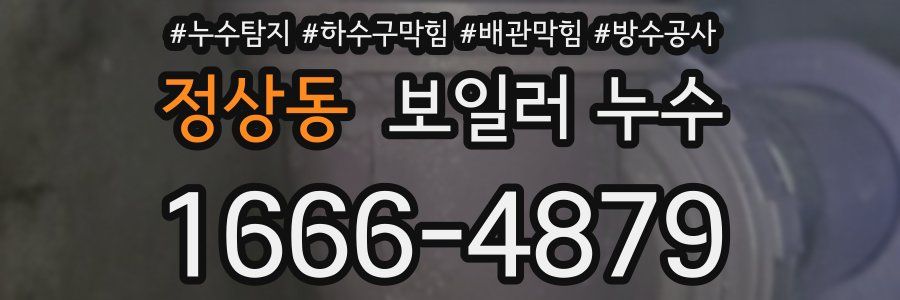 정상동 보일러 누수