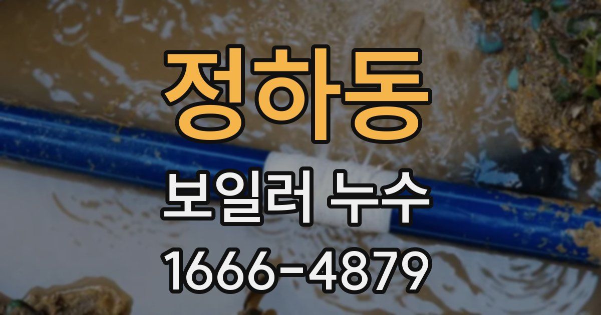 정하동 보일러 누수