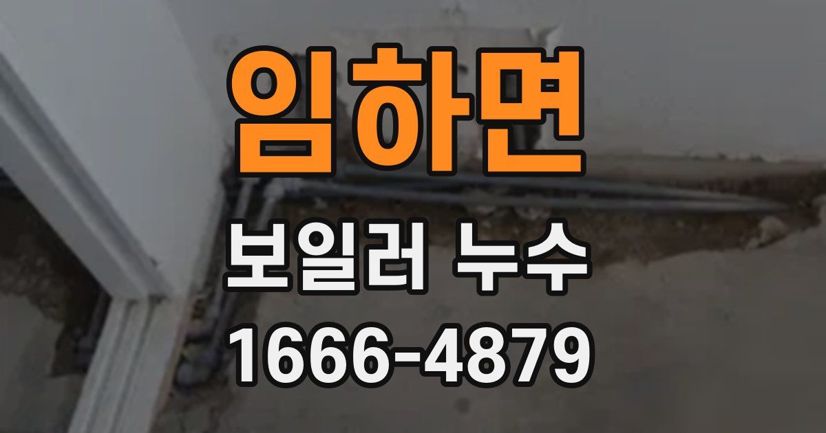 임하면 보일러 누수