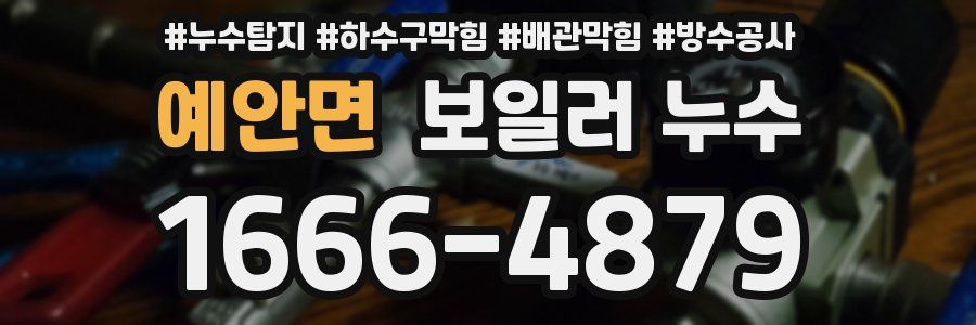예안면 보일러 누수