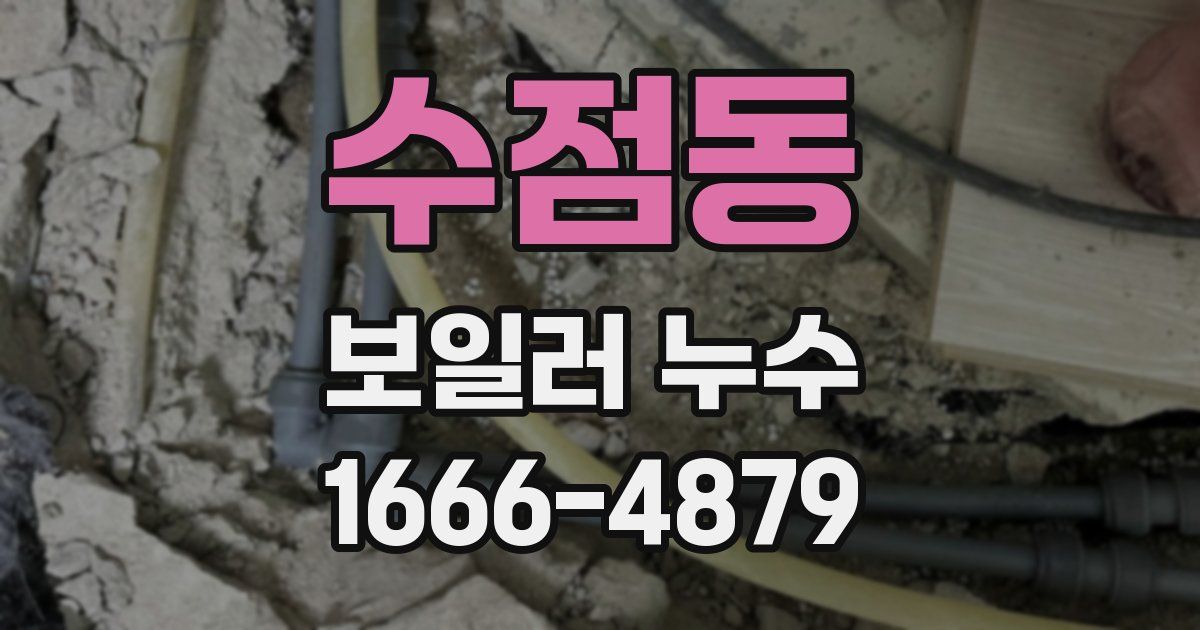 수점동 보일러 누수