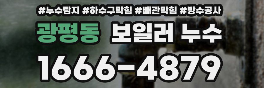 광평동 보일러 누수