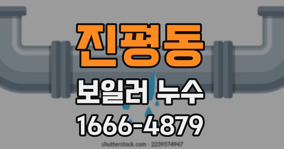 진평동 보일러 누수