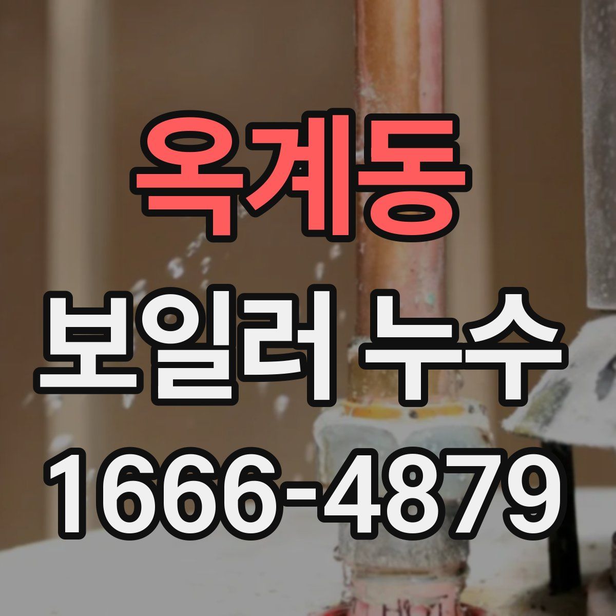 옥계동 보일러 누수