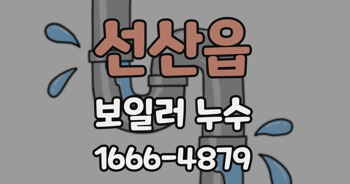 선산읍 보일러 누수