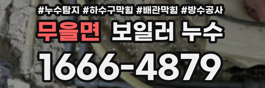 무을면 보일러 누수