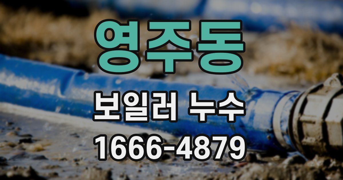 영주동 보일러 누수
