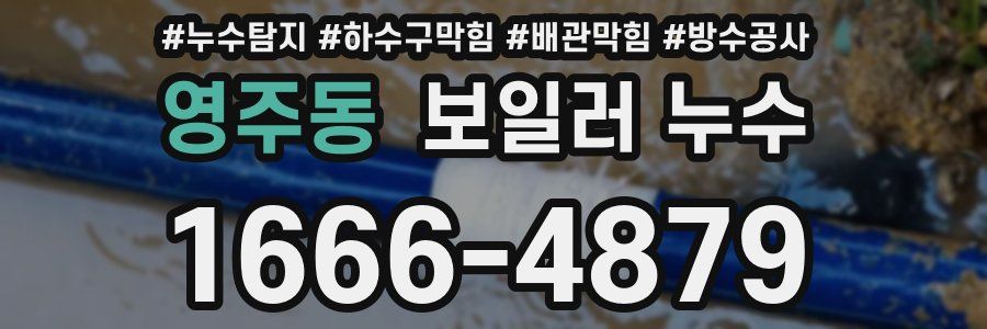 영주동 보일러 누수