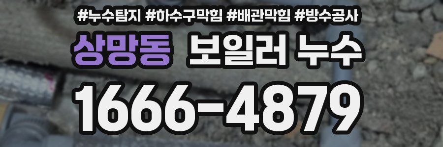 상망동 보일러 누수