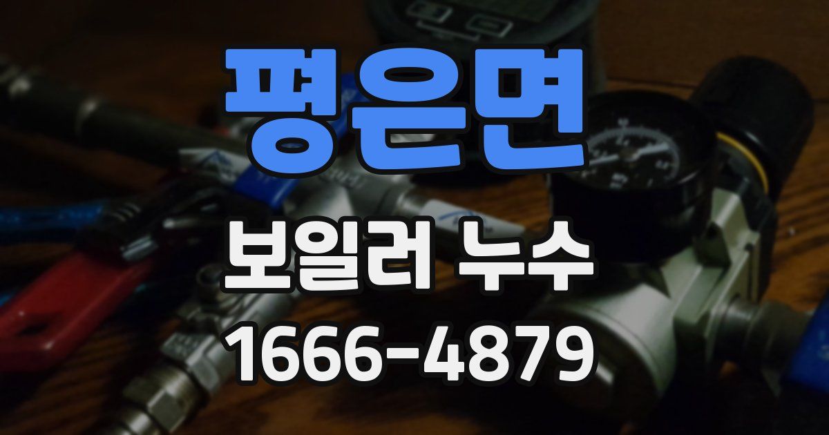 평은면 보일러 누수