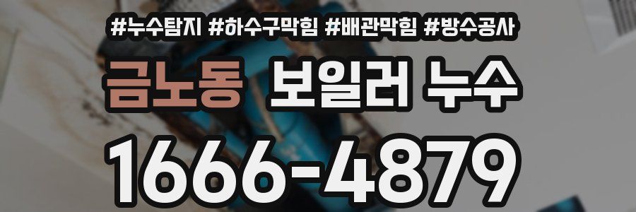 금노동 보일러 누수