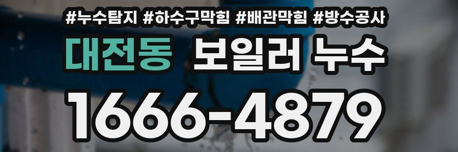 대전동 보일러 누수