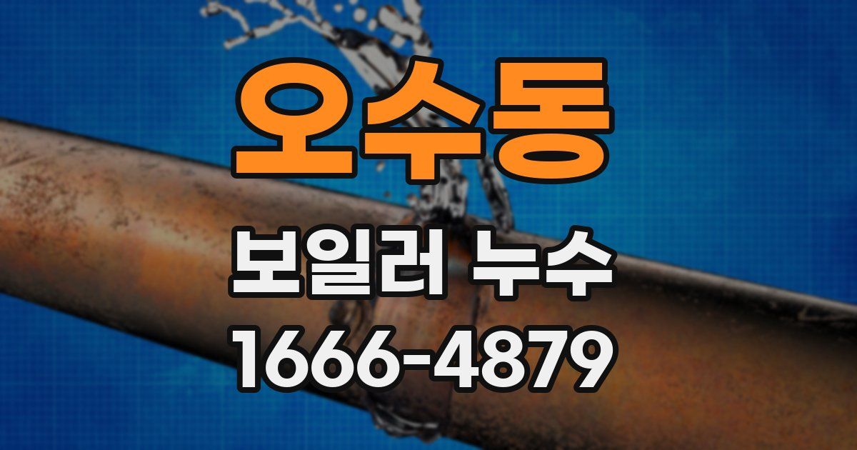 오수동 보일러 누수