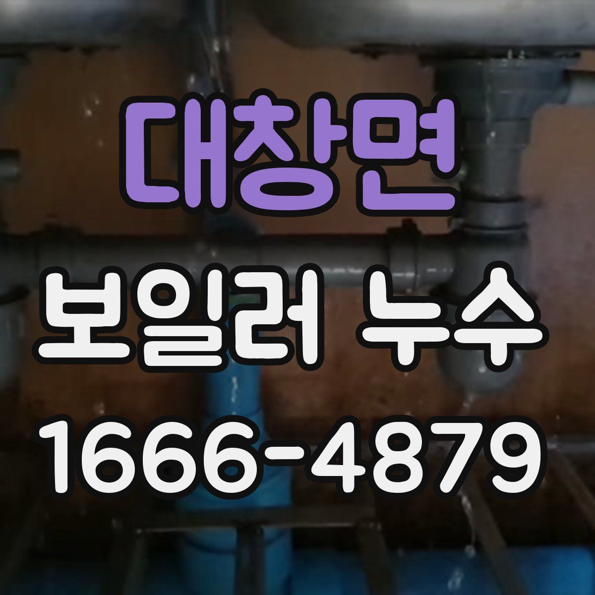 대창면 보일러 누수