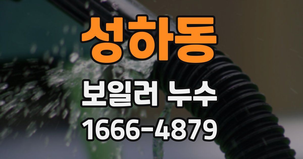 성하동 보일러 누수