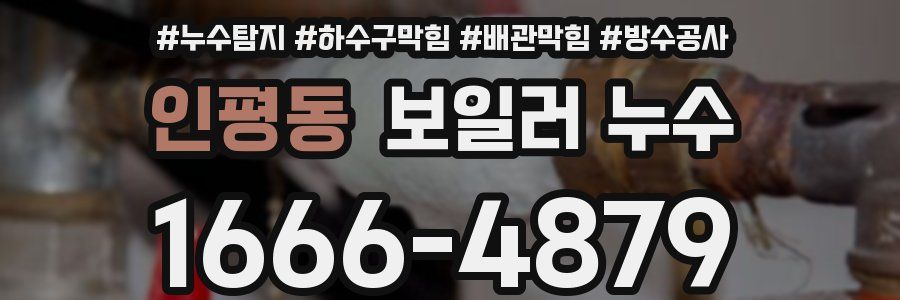 인평동 보일러 누수