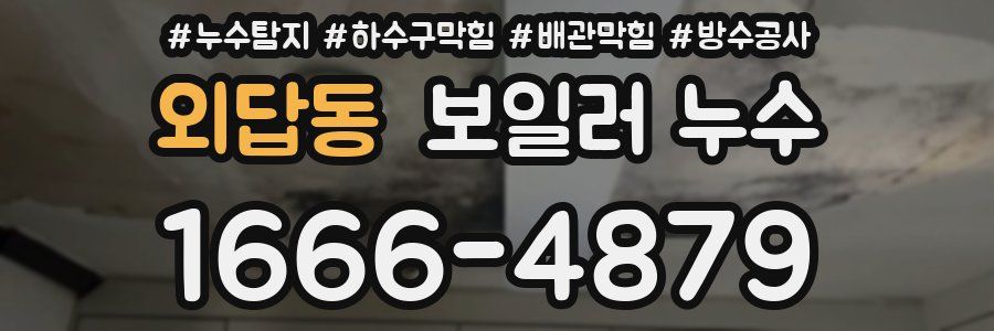 외답동 보일러 누수
