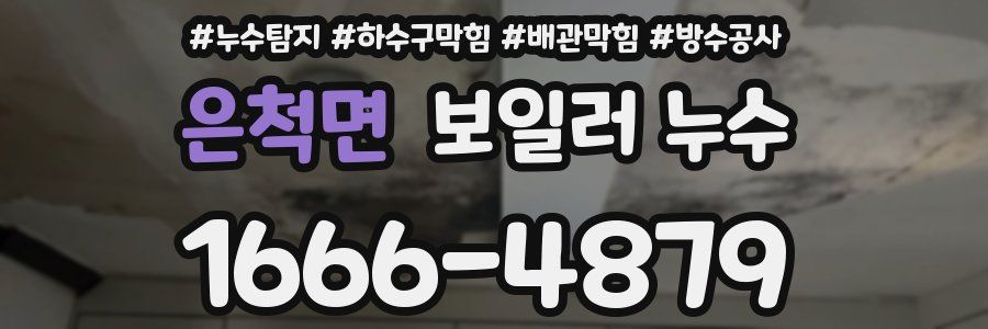 은척면 보일러 누수