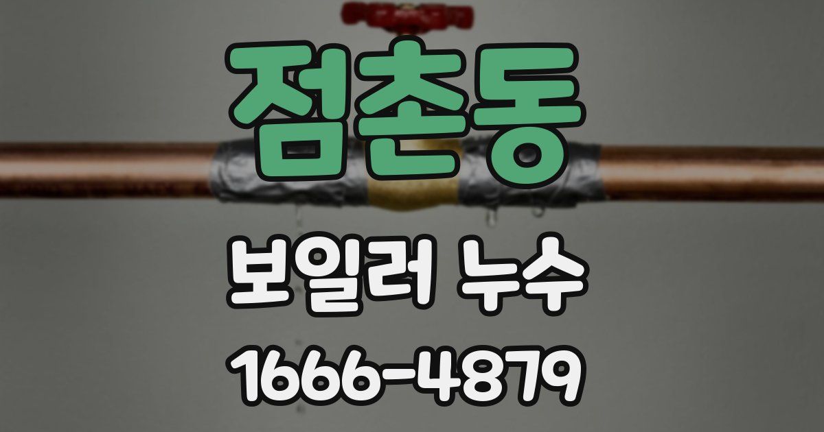 점촌동 보일러 누수