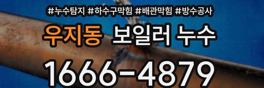 우지동 보일러 누수