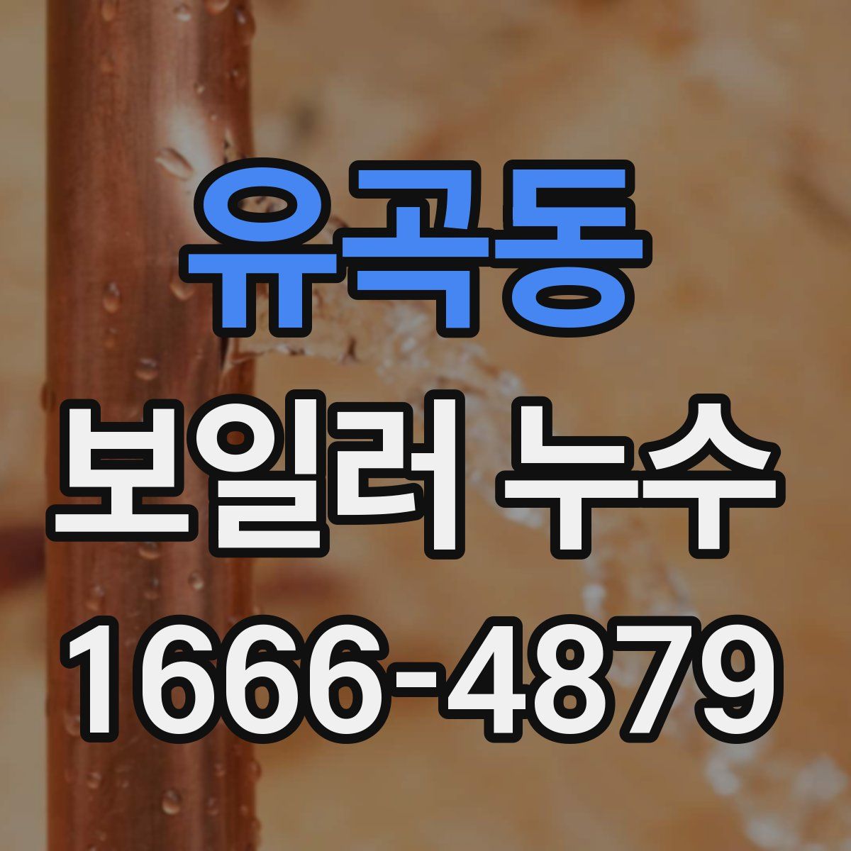 유곡동 보일러 누수