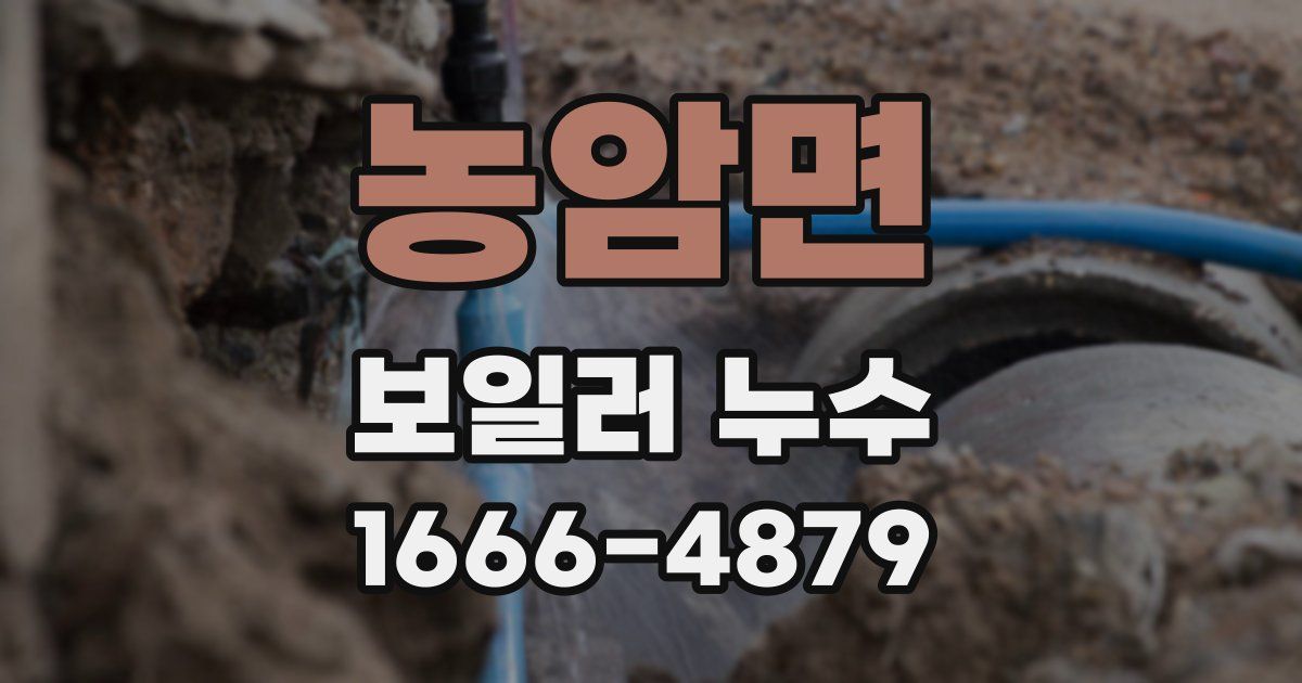 농암면 보일러 누수