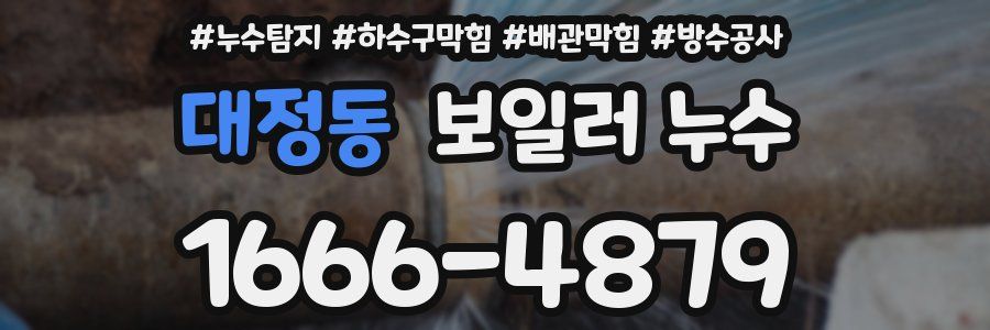 대정동 보일러 누수