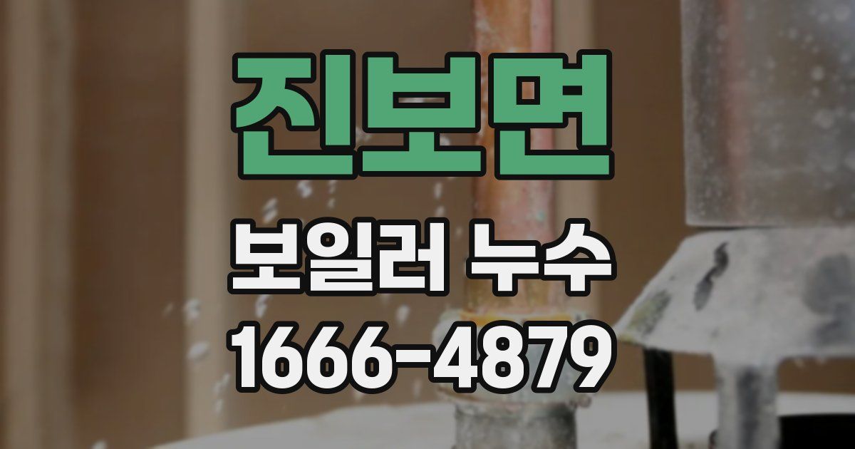 진보면 보일러 누수