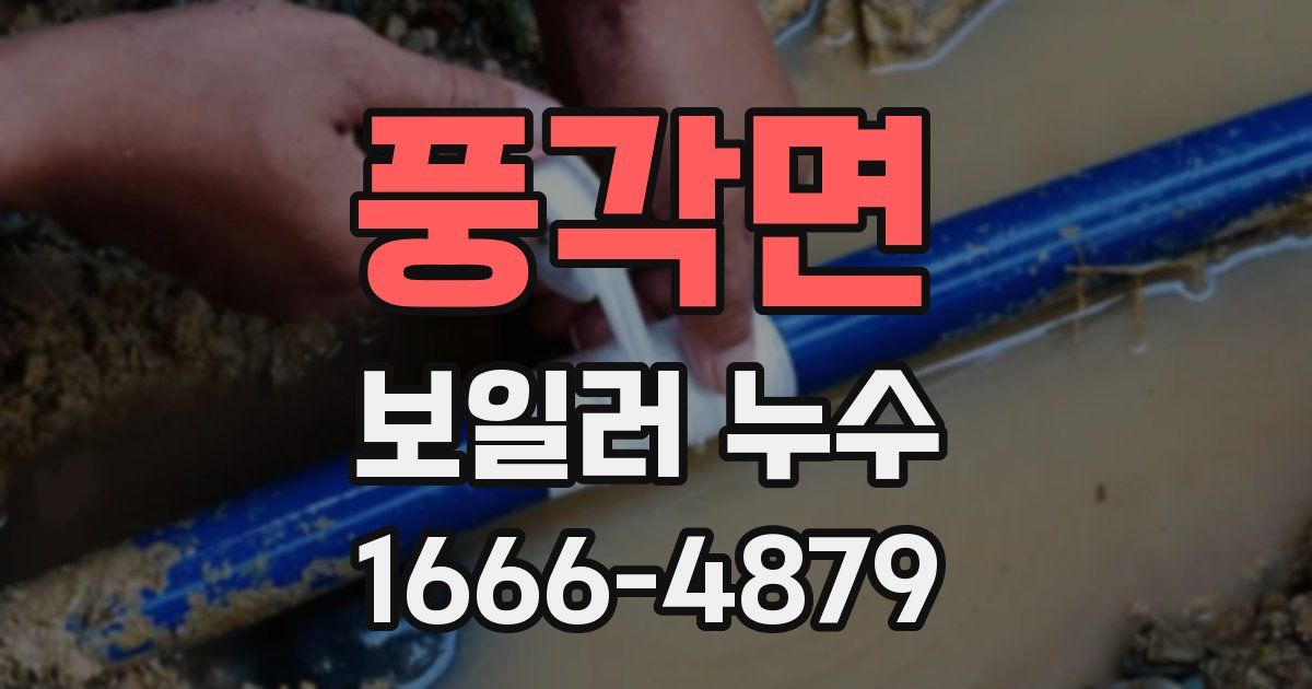 풍각면 보일러 누수