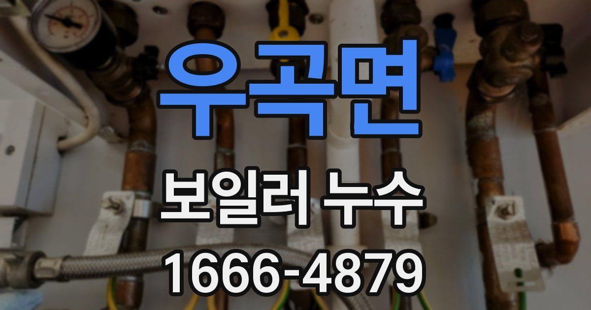 우곡면 보일러 누수