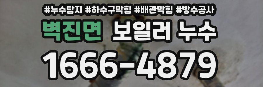 벽진면 보일러 누수