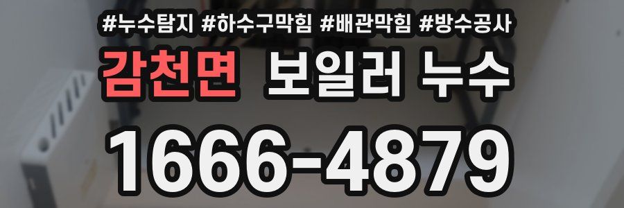 감천면 보일러 누수
