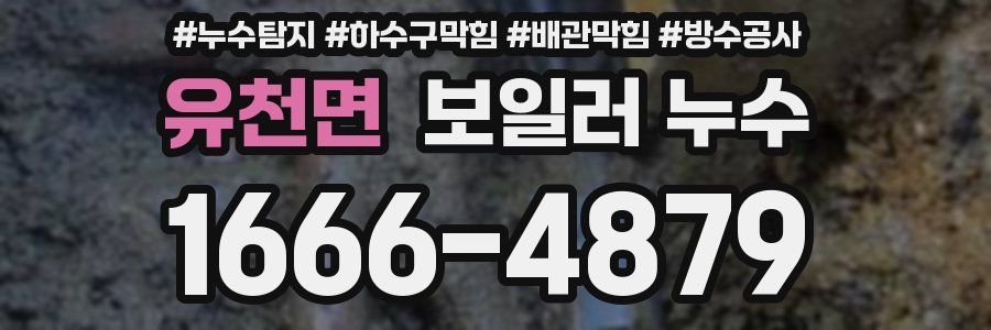 유천면 보일러 누수