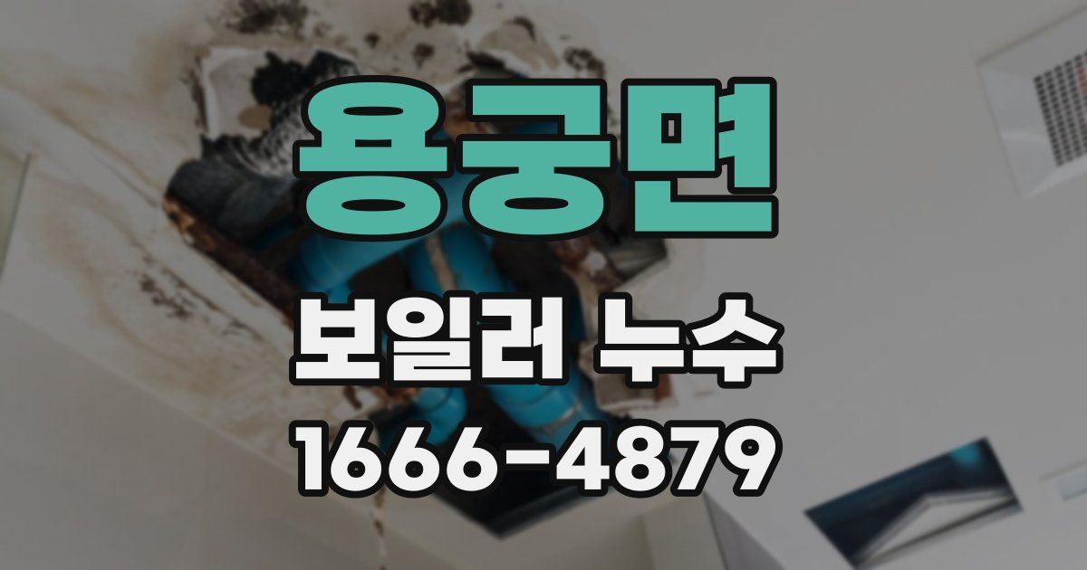 용궁면 보일러 누수