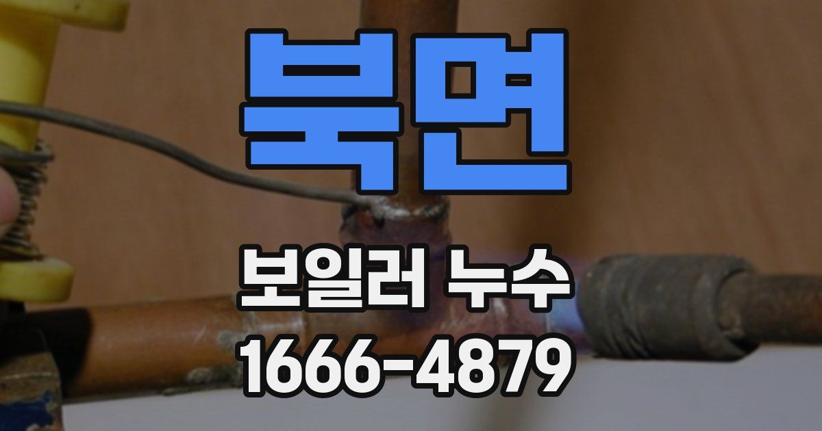 북면 보일러 누수